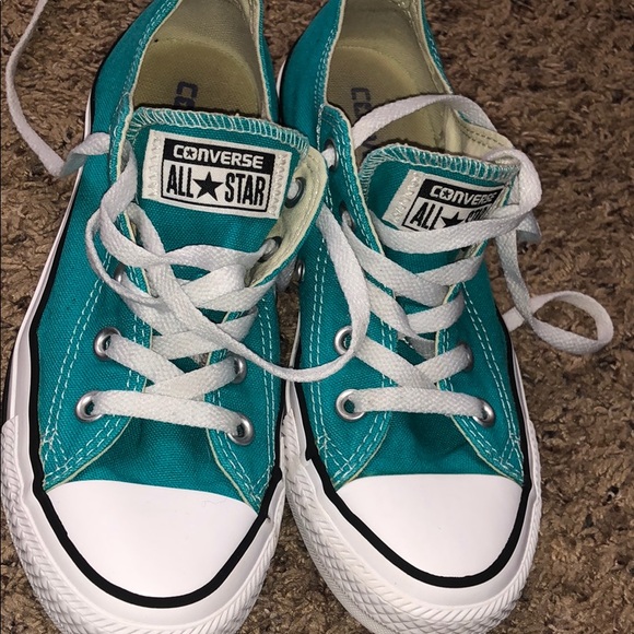 Converse Shoes - Teal Converse